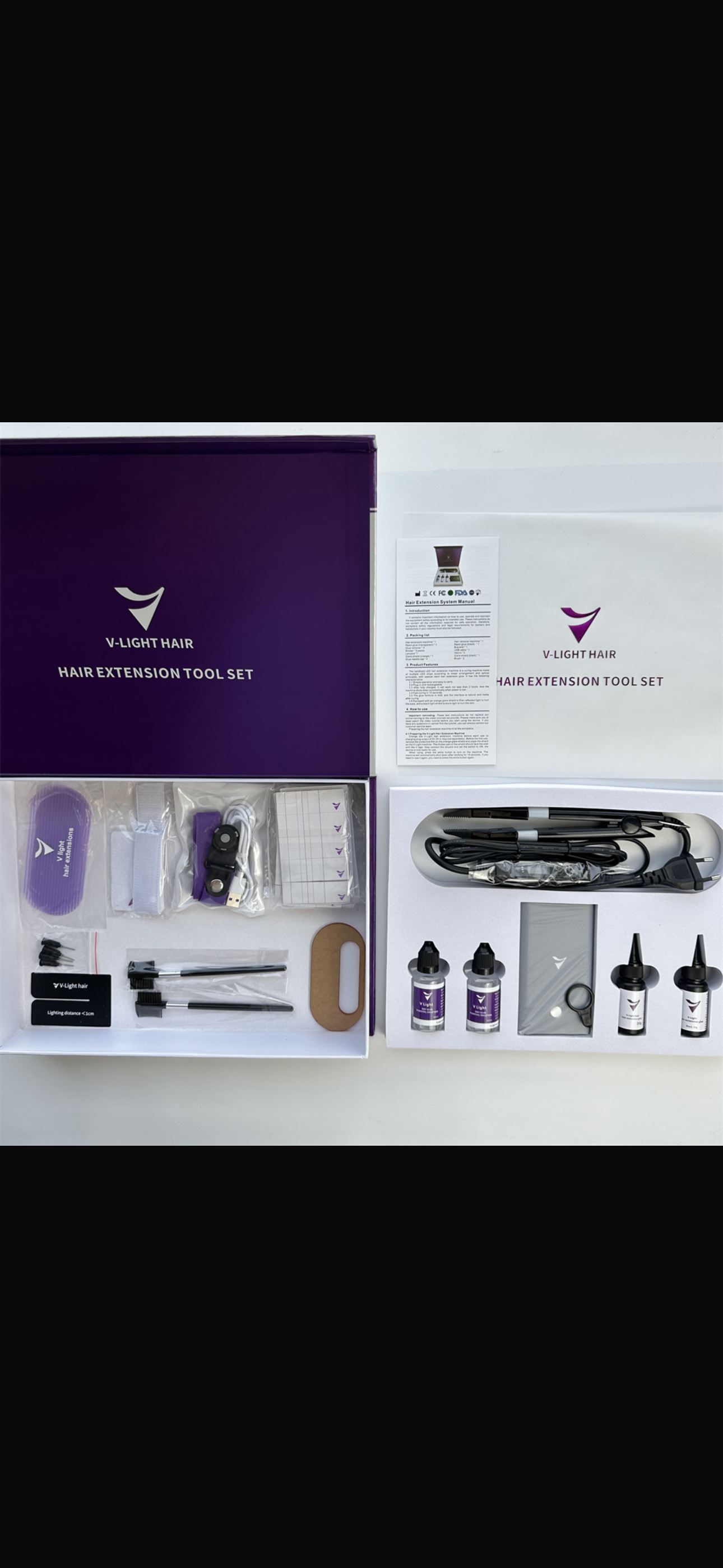 V- Light Hair Extension Opening Package (FULL KIT)